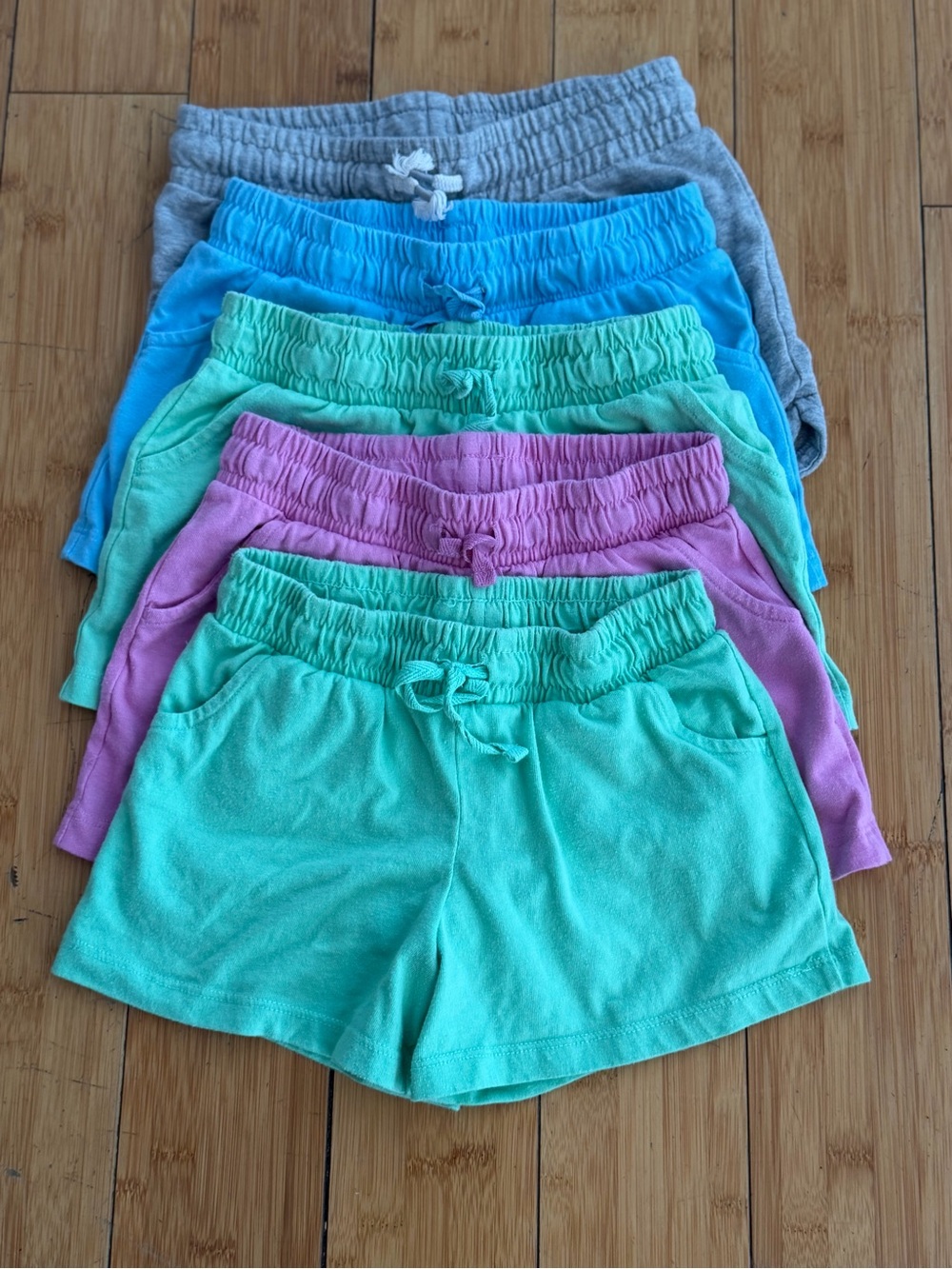 Cat & Jack Girls' Cozy Pull-On Shorts - Teal, Purple, Blue, Mint, Gray